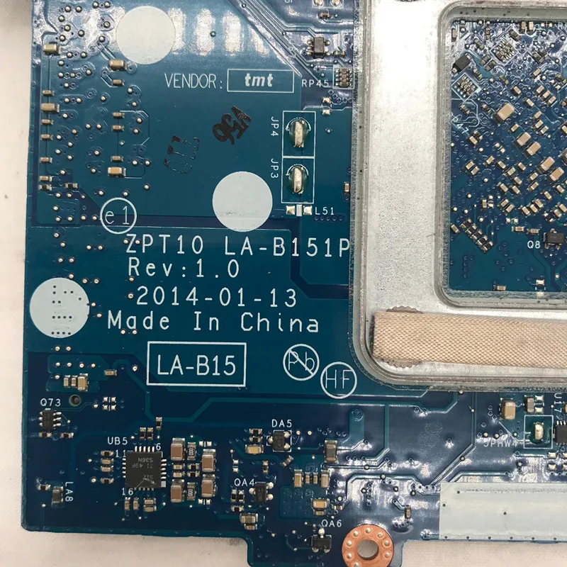 Высококачественная материнская плата для ноутбука 11 N 11T X360 789088 501 ZPT10 LA B151P с