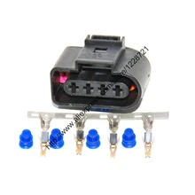 10 компл./лот катушка зажигания 4Pin автомобильной Водонепроницаемый Электрический разъем Ремкомплект чехол 1J0 973 724 для audi VW Passat Jetta(Фольксваген Джетта