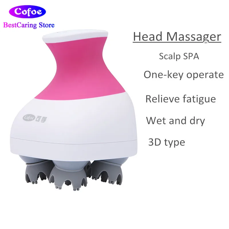 Cofoe Electric 3d Kneading Scalp Head Massager Multi functional Body