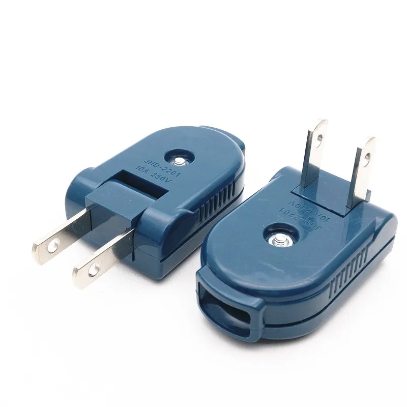 

90 degree rotary power plug, American connection with two flat foot joint JHD-2201,1 pcs