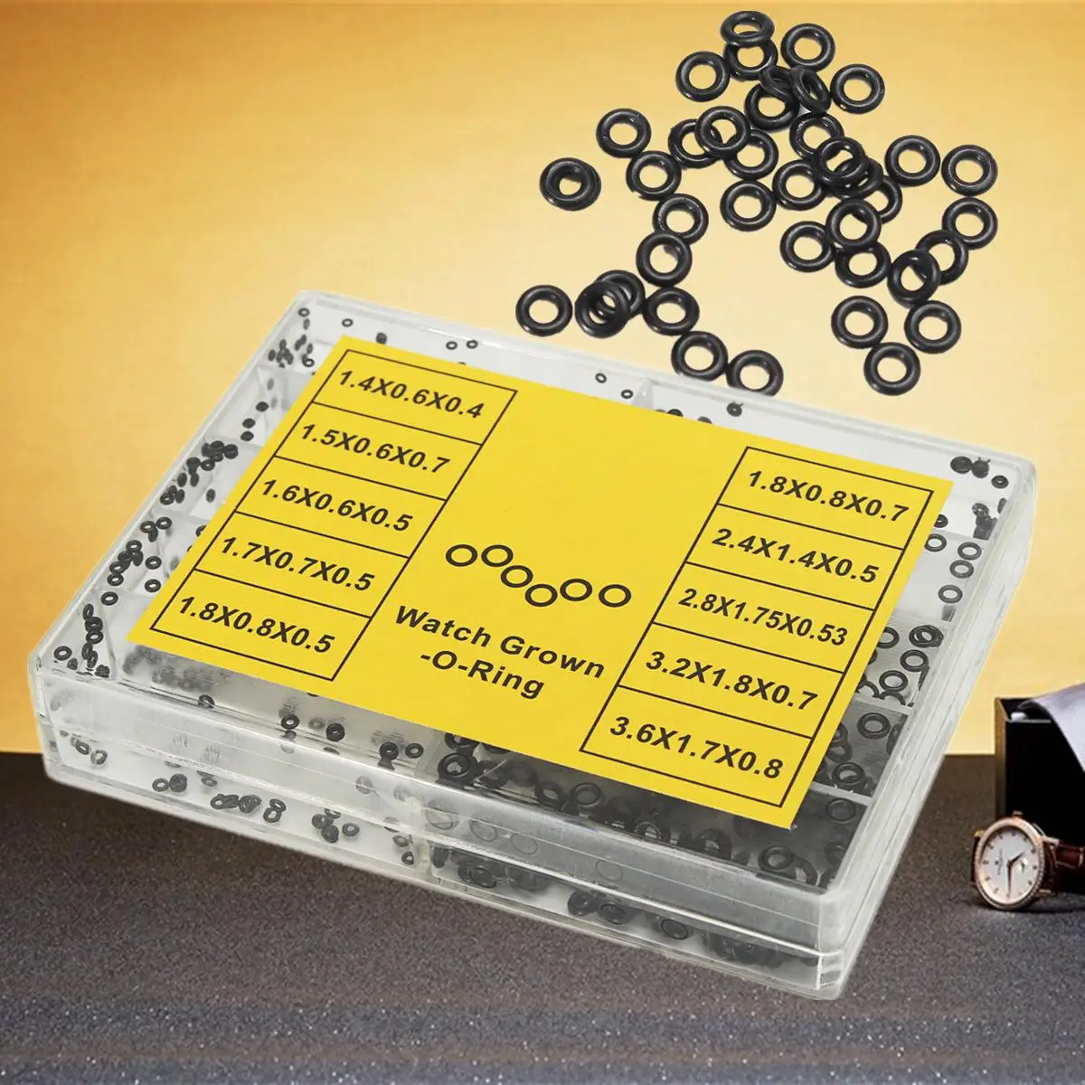 Brand New Mini Small Rubber Washer O Ring Watch Crown Waterproof