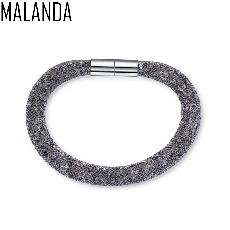 MALANDA New Magic Bag Bracelets For Women Crystal From Swarovski