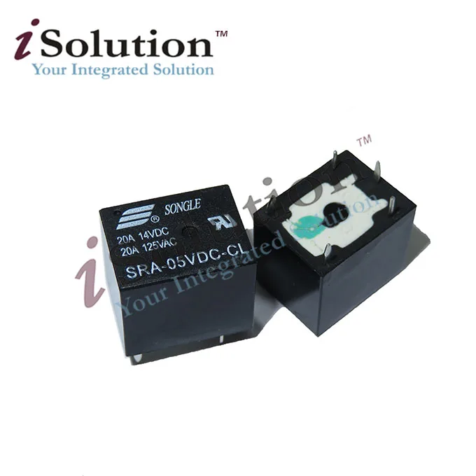 

5PCS/lot Power relays SRA-05VDC-CL 5V 20A 5PIN T74