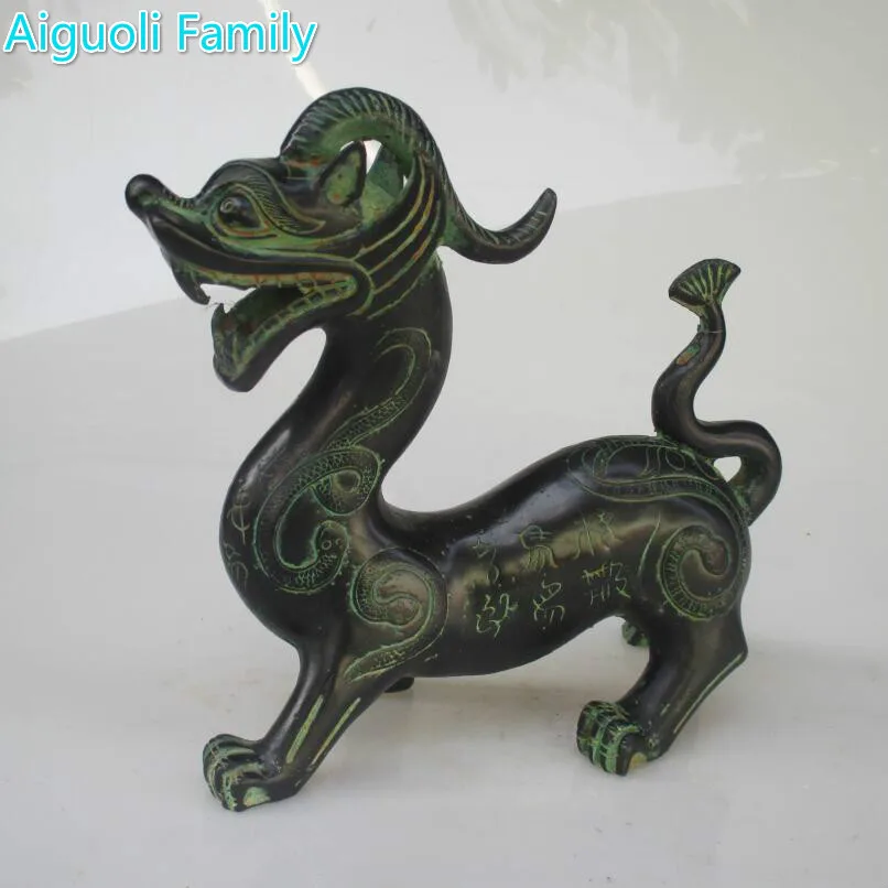 

Collectible Decorated Old Bronze Carved Chinese Ancient animal "Unicorn" Sculpture/Big Unicorn Statue