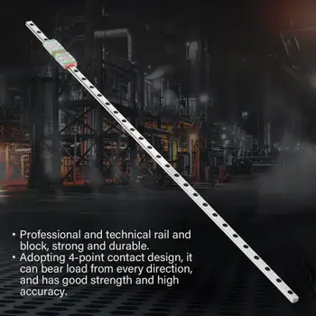 

LML9B 600mm Linear Guide Rail guia linear Linear Slide Carriage CNC Router with 2pcs Sliding Block Ball Screw Ballscrew