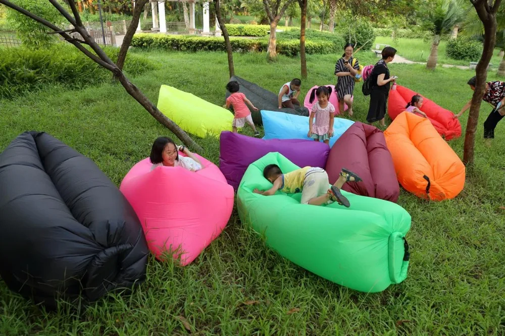 Outdoor Beanbag Chair Promotion-Shop For Promotional Outdoor SECONDS POCKET DESIGN self - inflated air bean bag , outdoor waterproof beanbag chair, fast air sofa cushion - Outdoor Beanbag Chair Promotion-Shop For Promotional Outdoor