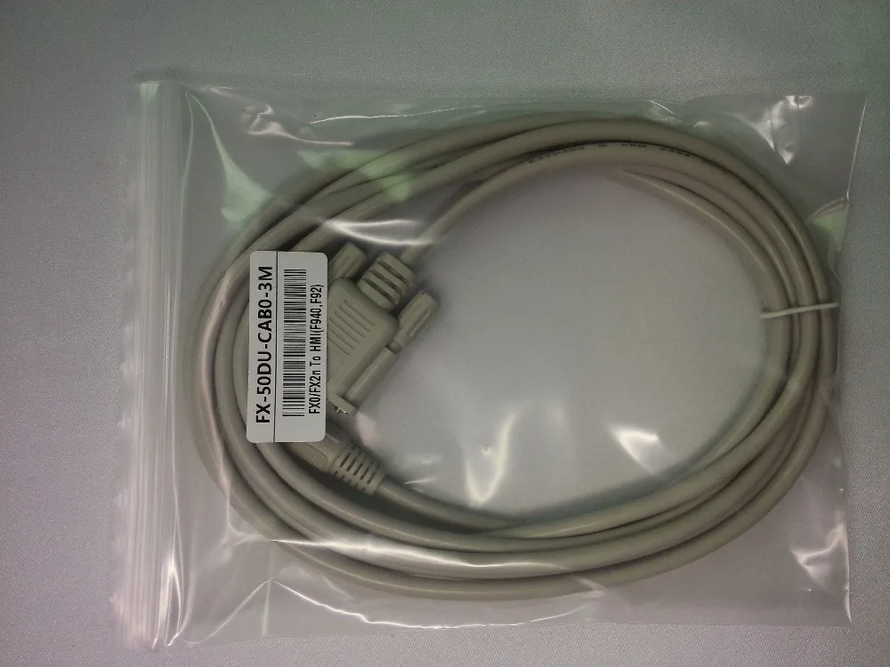 FX 50DU CAB0 (FX50DUCAB0) кабель адаптера программирования для Mitsubishi FX0/FX2n/FX1N PLC to HMI F940/F930/F920