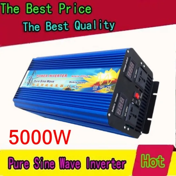 

DC til AC Inverter CE ROHS SGS Approved,inverter 5000W pure sine wave solar power + good quality fast delivery