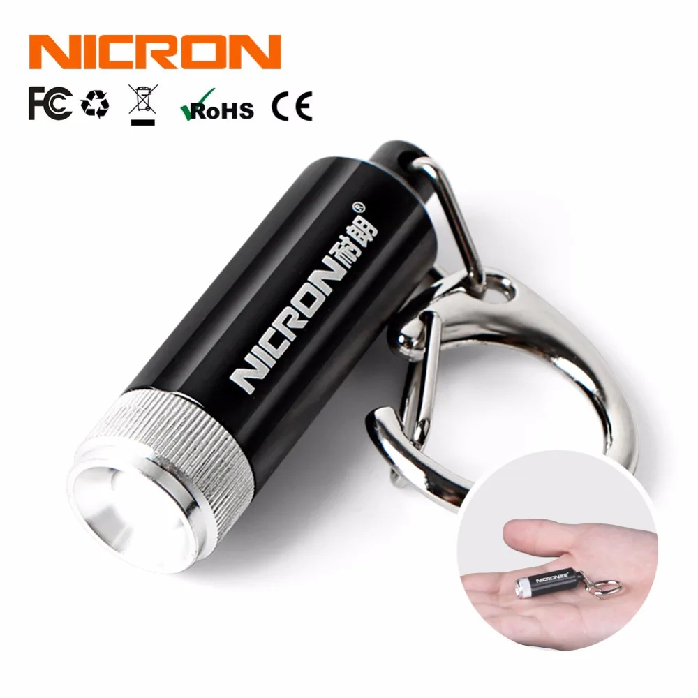 

NICRON Led Flashlight Micro Keychain Flashlight Mini Lamp Torch Light Led Torch Pocket Light Outdoor For Camping 0.5W G10A2