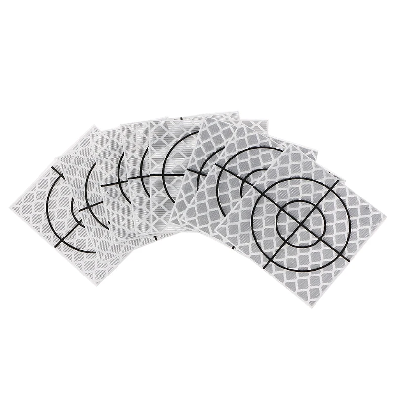 

100 Pcs Reflector Sheet Reflective Tape Target Total Station 20/30/40/50/60mm