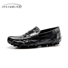 Mens formal shoes leather men dress oxford shoes for men dressing wedding business office shoes slip on male zapatos de hombre