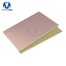 1 шт. макетная доска 10x15 см Односторонняя печатная плата медная ламинированная доска FR4 Универсальный прототип 1,2 мм для DIY 10x15 см