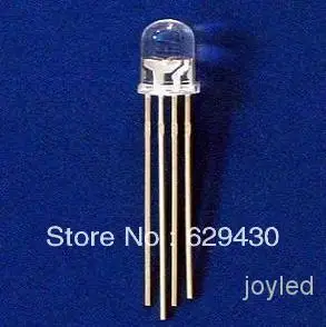 

1000pcs/lot Led 4 Pin Common Anode RGB Three-color Transparent Controllable Legs Bright Colorful Lights LED 5mm Rgb Diodes