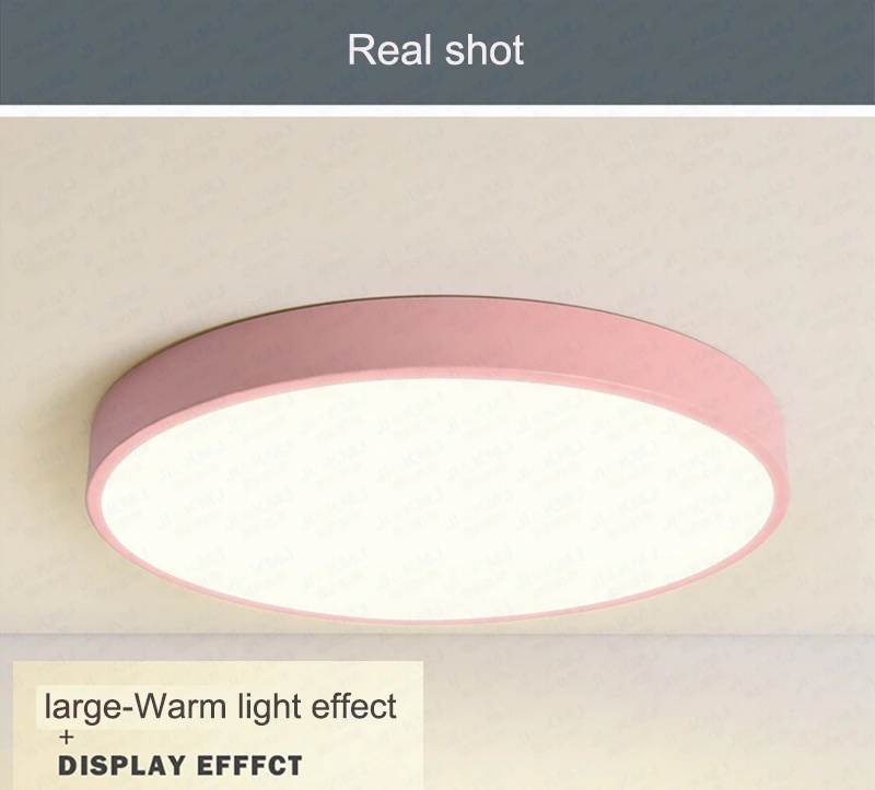 Ultra-fino da Lâmpada do Teto Varanda do Quarto Sala de Estar das Crianças Nórdico Macaron Lâmpada Moderno Criativo Estudo Lâmpadas Led 15 Luzes de teto