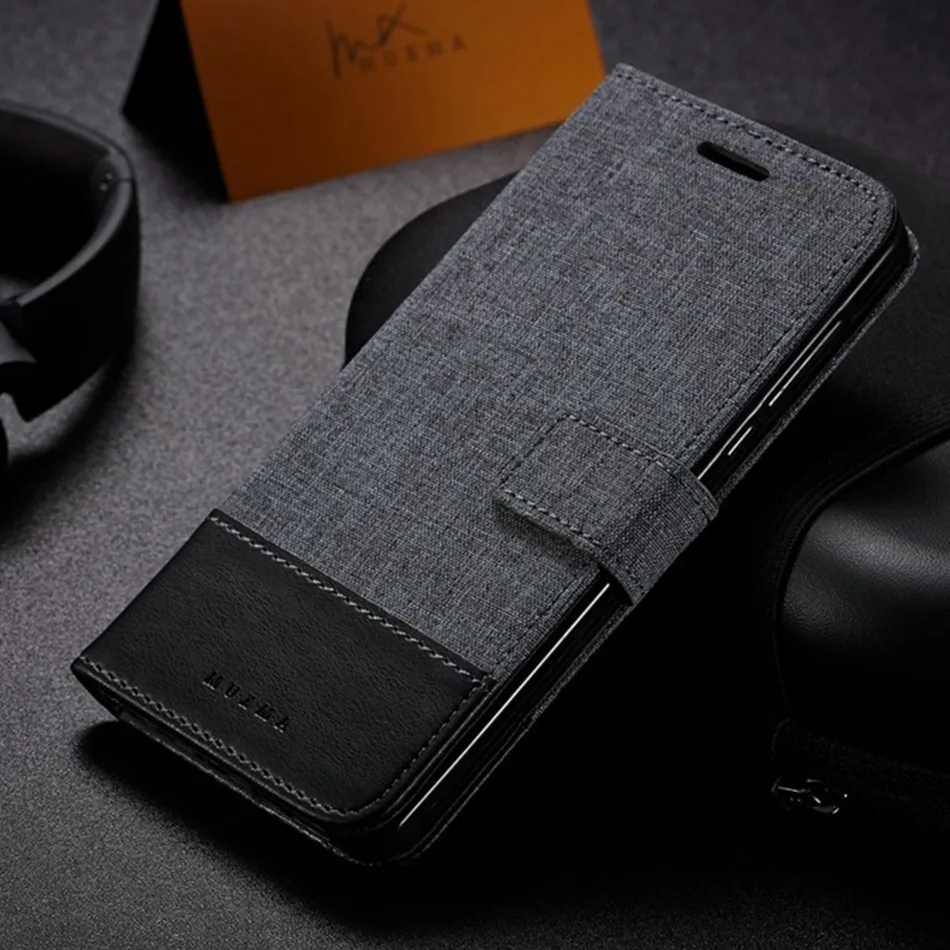 Case For font b Oneplus b font font b 7 b font Case Flip Canvas Coque