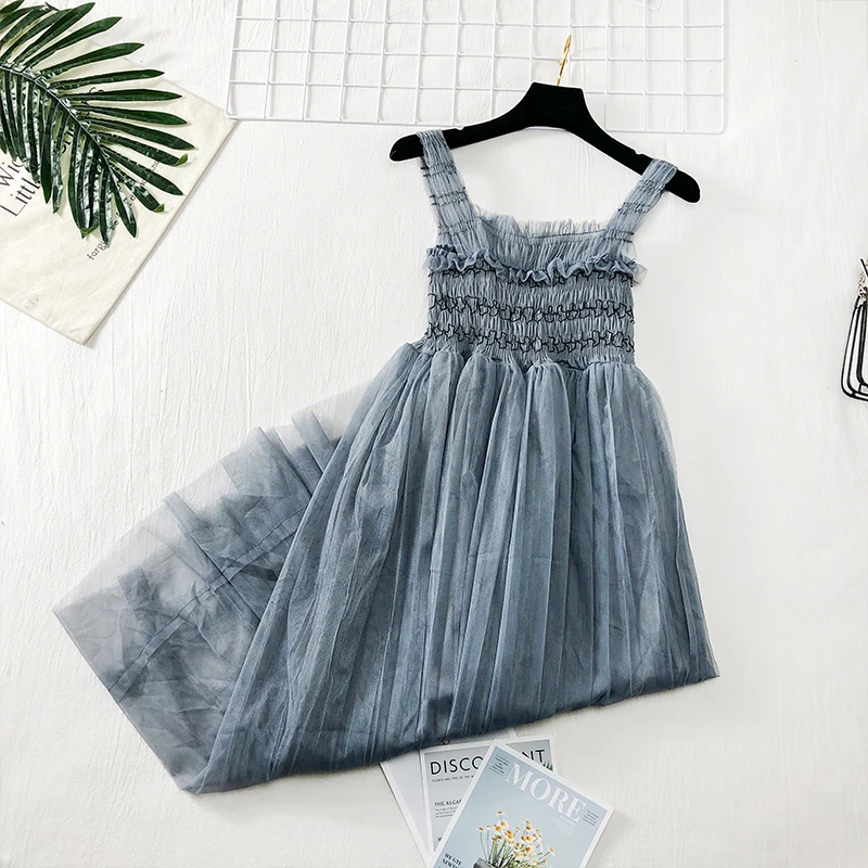 

Women Summer Dress 2019 Sweet Pink Pleated Dress Sexy Backless Strapless Spghetti Strap Dress Vintage Party female vestidos