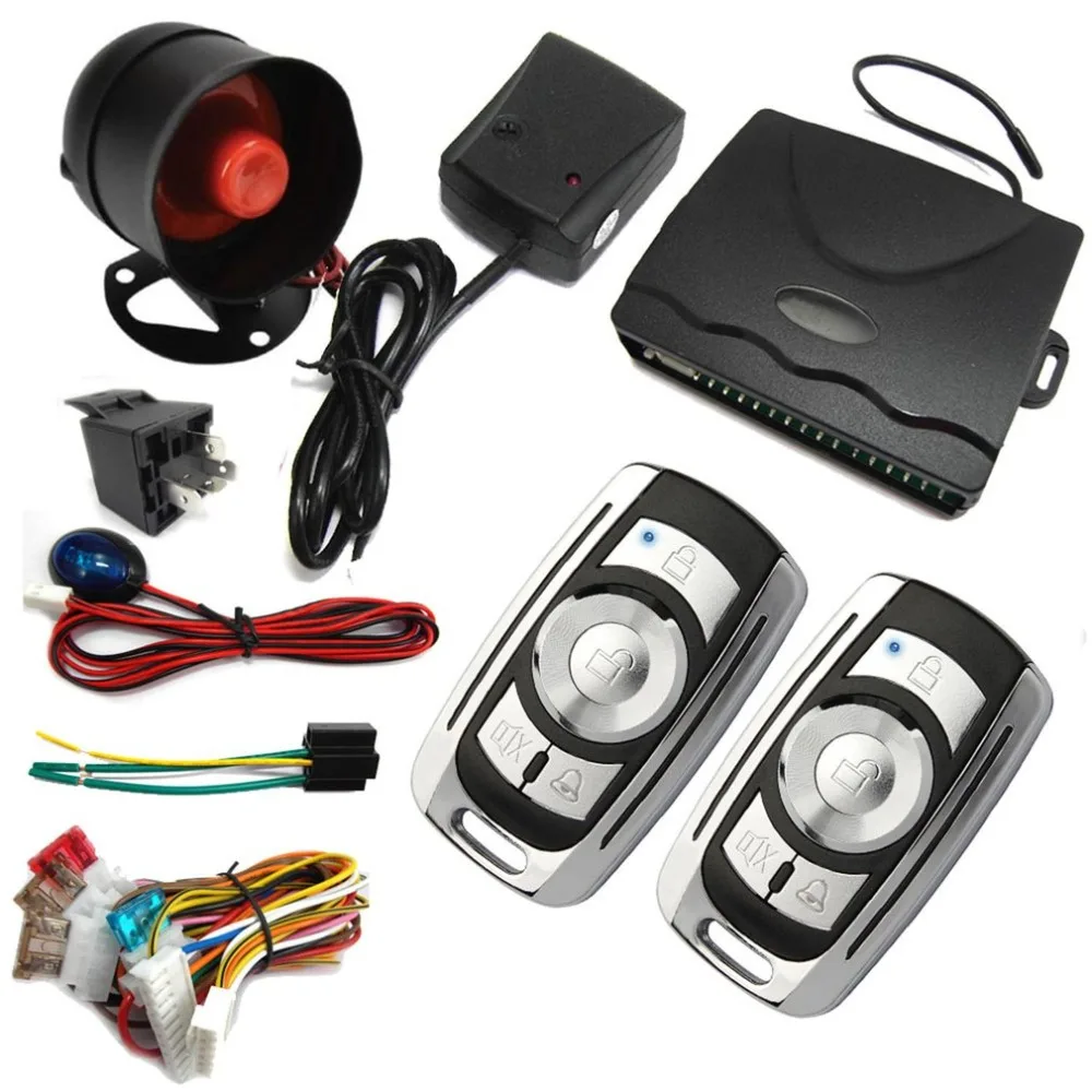 

Universal M802-8133 Car Security System Alarm Immobiliser Central Locking Shock Sensor