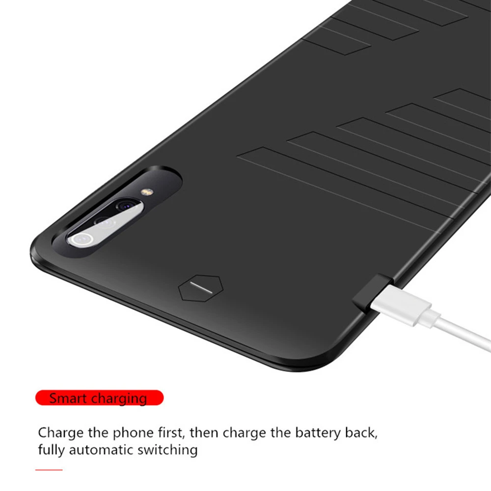 NTSPACE зарядное устройство чехол для Xiaomi Mi 9 power Case 6800 мАч ультра тонкий портативный Банк питания зарядная крышка расширенная батарея