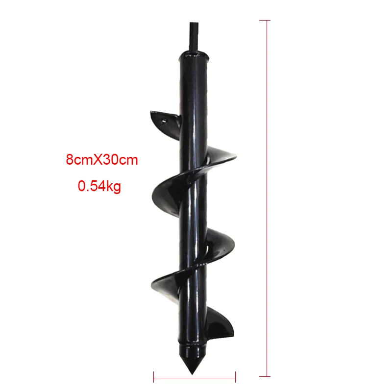 Садовый спиральный с отверстиями сверлильный плантатор Рото цветочный плантатор лампа шестигранный вал сверлильный шнек Садоводство постельные принадлежности посадочное отверстие экскаватор инструмент