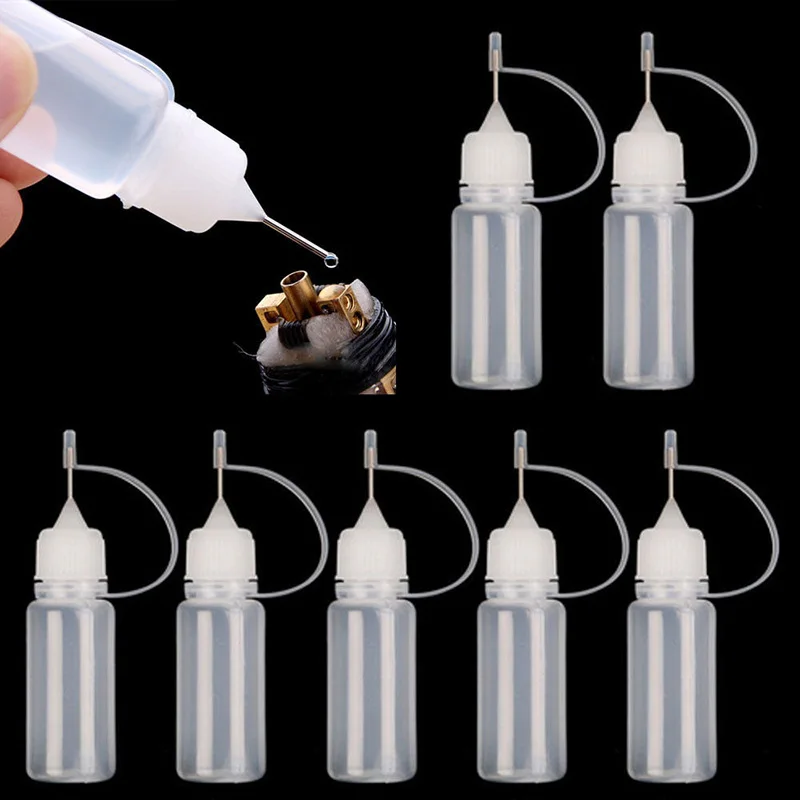 

10Pcs 10ML PE Glue Applicator Needle Squeeze Bottle for Paper Quilling DIY Scrapbooking Crafts Accessories