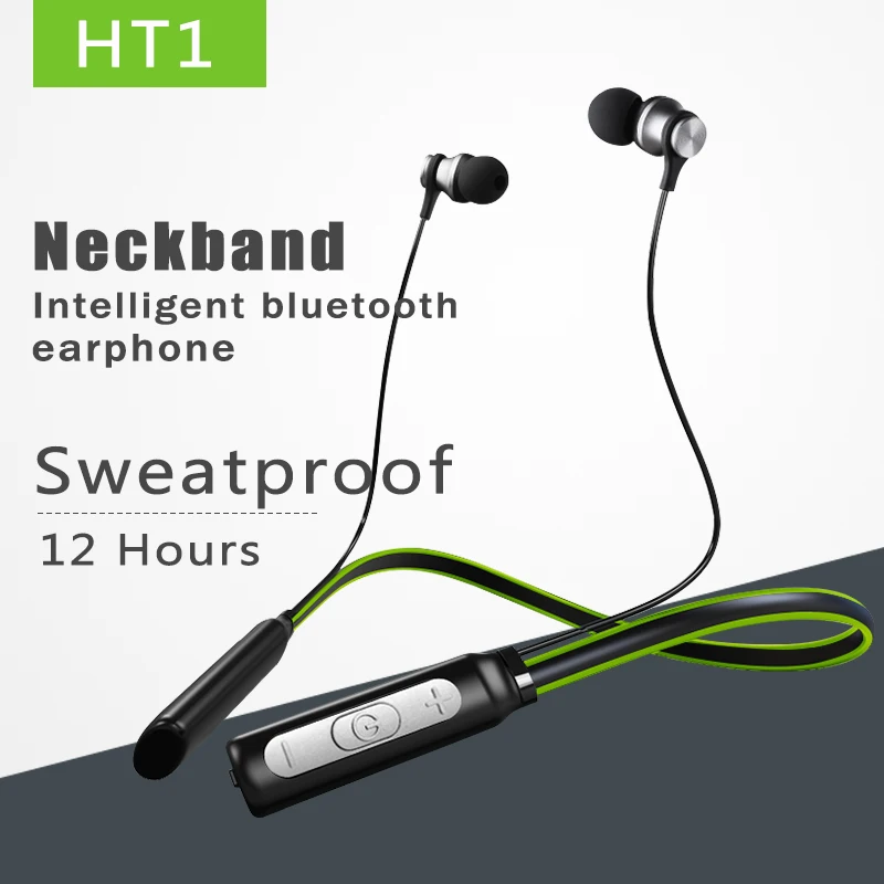 

In-Ear Wireless Bluetooth Earphone 10H Playtime with Microphone Sport Stereo V4.1 waterproof Earphone Headset For IOS Android