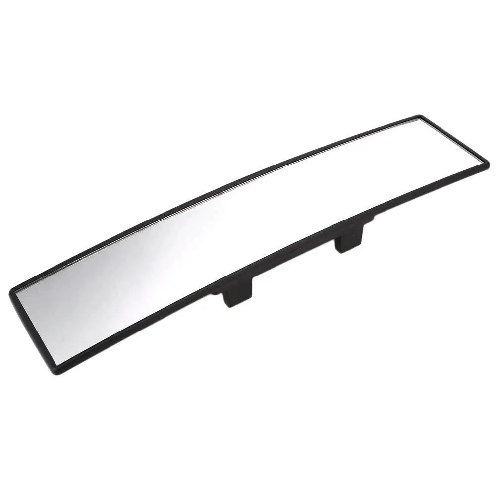 Vehemo 300mm Curve Convex Auto Car Interior Clip On Panoramic Rear View Mirror