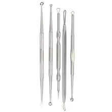 Новинка, 5 шт., инструмент для удаления прыщей, угрей, акне, экстрактор, иглы, экстрактор акне