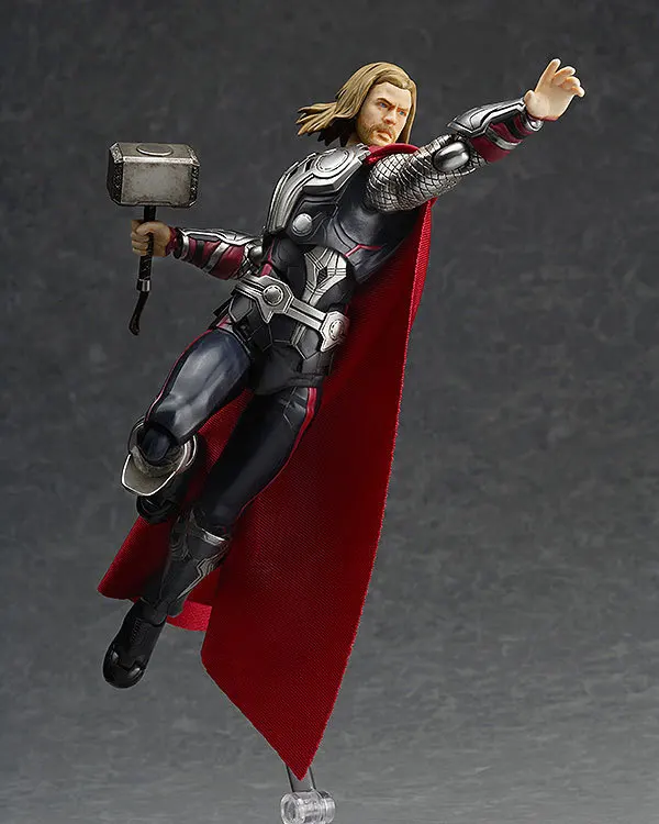 

[Funny] Movie Marvel the Avengers Changeable Thor Figma PVC Action Figure Thor hammer Collectible Model doll Toy child kids gift