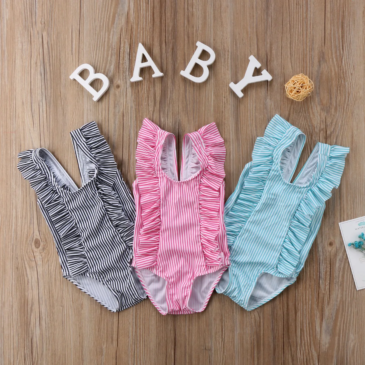 Toddler Kid Baby Girls Bodysuit Swimwear Swimsuit Bikini Set Bathing