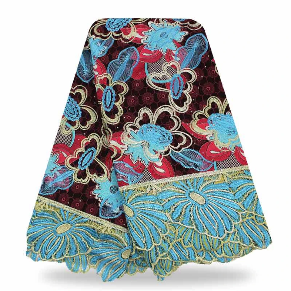 

Mitex Holland Wax broder Print African Guipure Kitenge/Pagnes/Tissues Africain/Chitenge/Fabric For Dressmakings/Sewing YBGLW-204