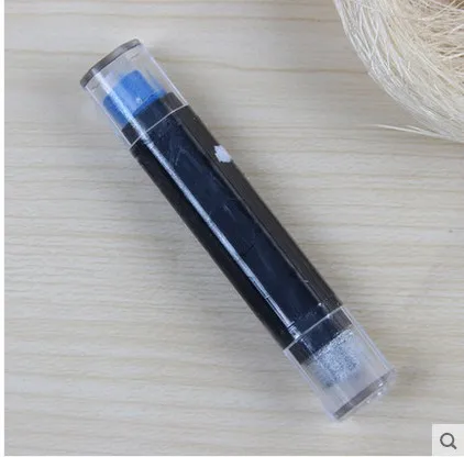 Штамп 2 цвета ручка штемпельная подушечка для резиновый деревянный штамп/таможенная печать - Цвет: Белый