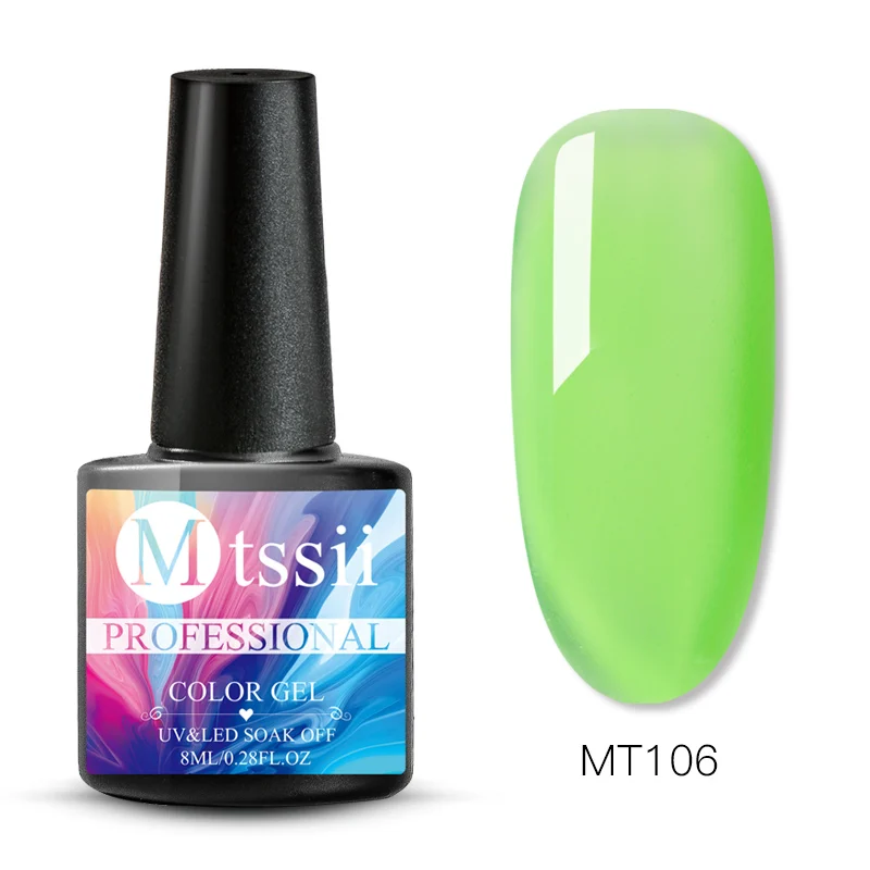 Mtssii блестящий эффект платины мерцающий Гель-лак для ногтей УФ светодиодный впитывающий базовый слой верхнее покрытие дизайн ногтей Маникюрные украшения - Цвет: S01539