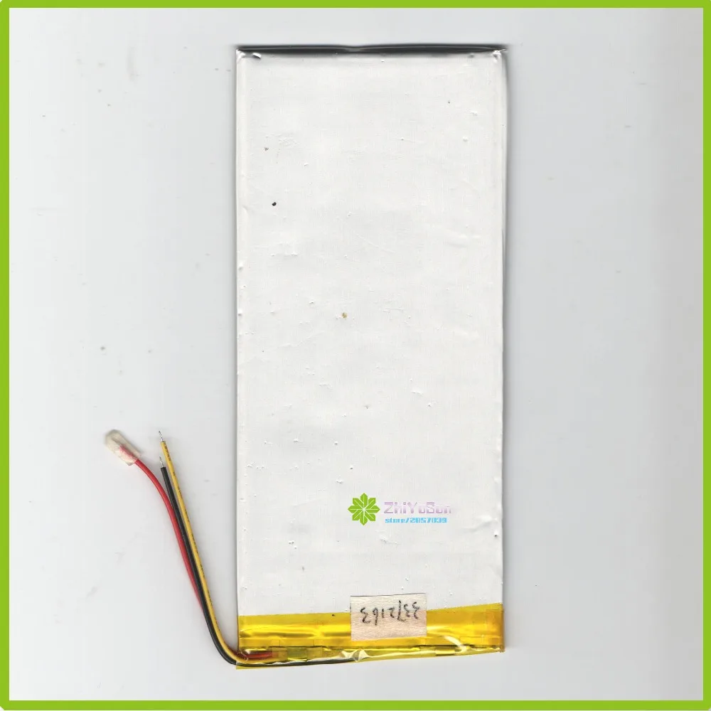 3.7 В 3372163 thickness3.3mm width72mm length163mm Tablet PC Литий-полимерный литр энергии аккумулятора 33*72*163