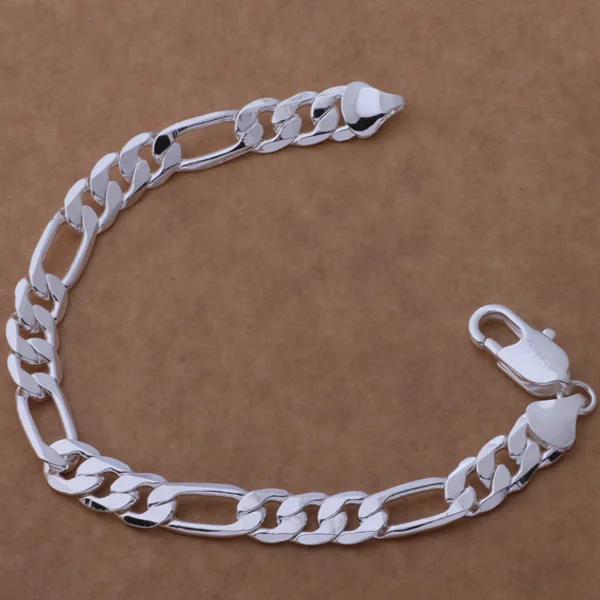 

AH252 Hot 925 sterling silver bracelet, 925 sterling silver fashion jewelry 10 m flat three hand /aqmajhta beoajvva