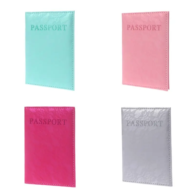 

Lady Gril Fashion PU Passport Cover Travel Passport Ticket Case Protector Waterproof 14.2*9.8cm