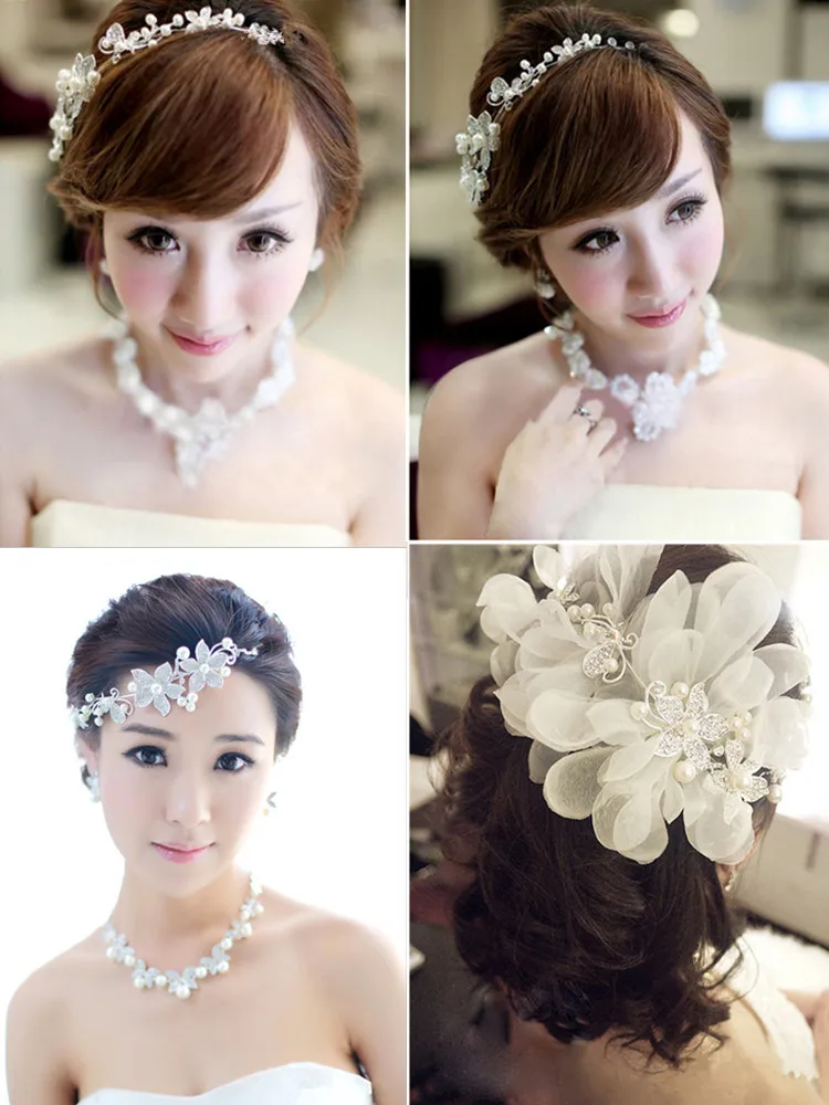 HTB1vqF0PVXXXXXOaXXXq6xXFXXXg Luxury Silver/Gold Rhinestone Pearl Jewel Flower Hair Accessory For Women - 2 Colors