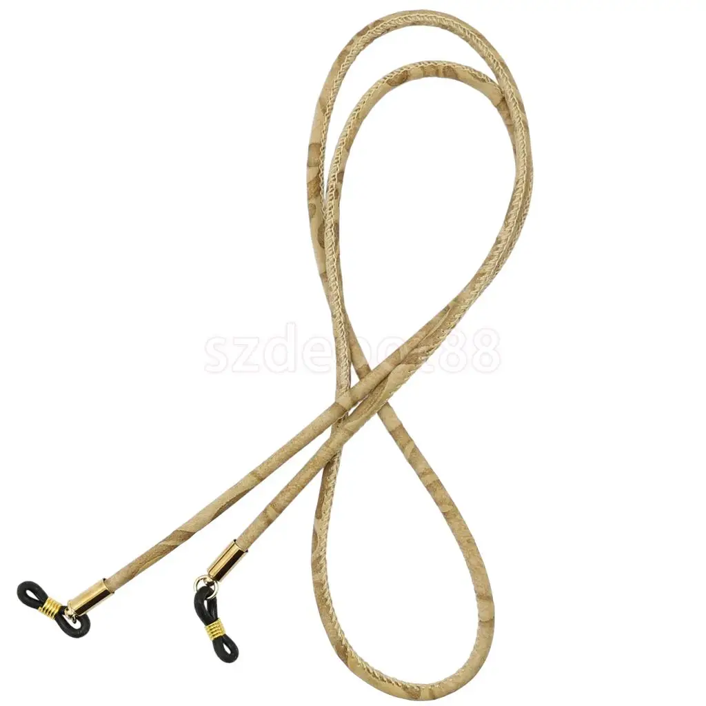 Eyeglasses Chain Sunglasses Rope Anti-slip PU Leather Spectacles String Holder Eyewear Reading Glasses Eyewear Cord 
