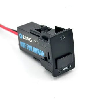 

Car Interface USB Charger USB Port Charger with DC LCD Display for Honda Civic Spirior CRV Fit Jazz City Accord Odyssey