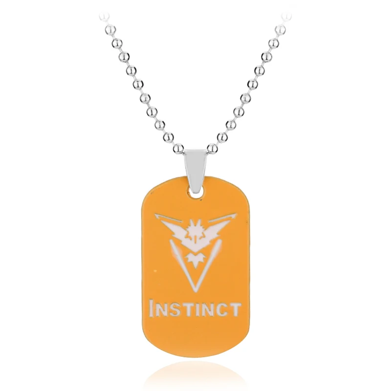 Go Dog Tag Team доблестный мистический инкт логотип игра аниме кулон металлическое
