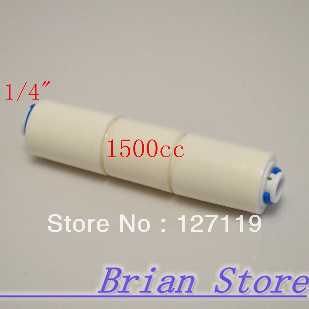 

1500cc Restrictor RO Waste water Flow regulation With 1/4" Hose Quick connection Reverse Osmosis Aquatium Fitting