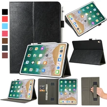 Чехол для iPad Pro 12,9 дюйма, кожаный роскошный деловой Чехол-книжка Kemile с подставкой для iPad Pro 12,9 чехол