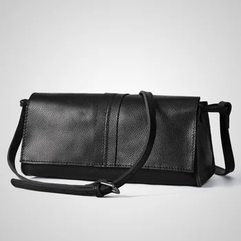

Top Cowhide Quality Celebrity Clutch Wallet Famous Brands Vintage Long Purse Evening Bag Women's Shoulder Bags Multifunction New