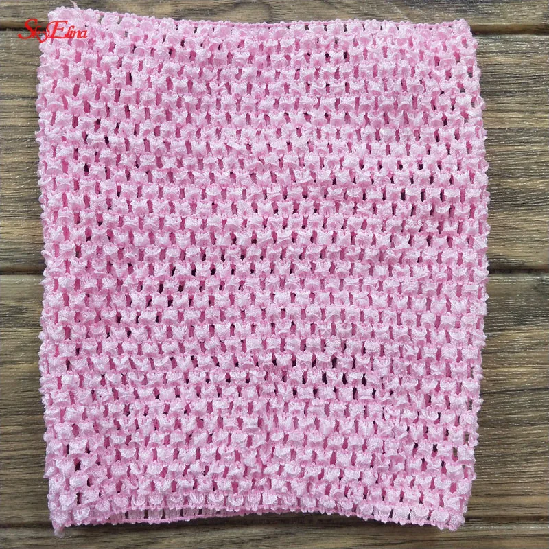 2023cm 9 Inches Children Handmade Wrapped Chest Elastic Baby Girl Skirt Fabric  DIY Knitted Tulle Tutu 6zsh939 (54)