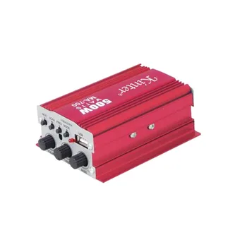 

kaolanhon 2.0 MA700 car USB/MP3/FM high power small power amplifier Mini amplifier Car amplifier Remote control function
