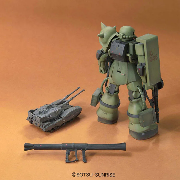 Bandai HGUC Gundam 1/144 MS-06 ZAKU наземный Военный Набор мобильный костюм сборные модели наборы фигурки пластмассовые игрушечные модели