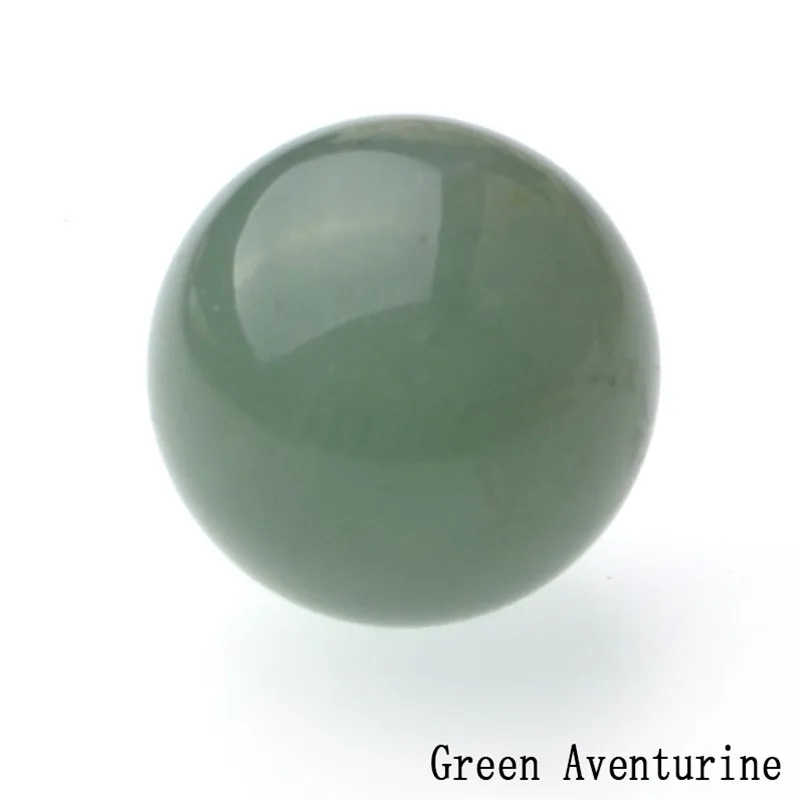 SEVENSTONE Charm 23 Colors 16mm Natural Gem Stone Reiki Round Ball Healing Crystal Quartz Decoration Statue Beads DIY Jewelry|diy jewelry charm|charm
