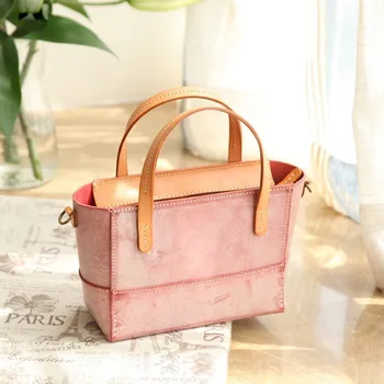 

Japanese Style Handbag 2018 New Original Handmade Bag Messenger Bag Cowhide Leather Luxury Handbags Women Bags Designer