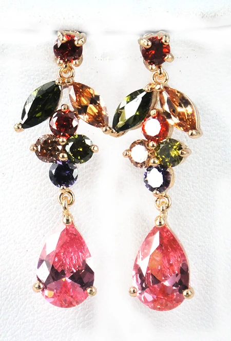 Женские серьги гвоздики с фианитом класса AAA ++|earrings fish|earring womenearrings resin |