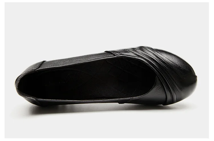 708 г. Новые модные весенние женские тонкие туфли с закрытым носком, обувь ручной работы из воловьей кожи, женская обувь