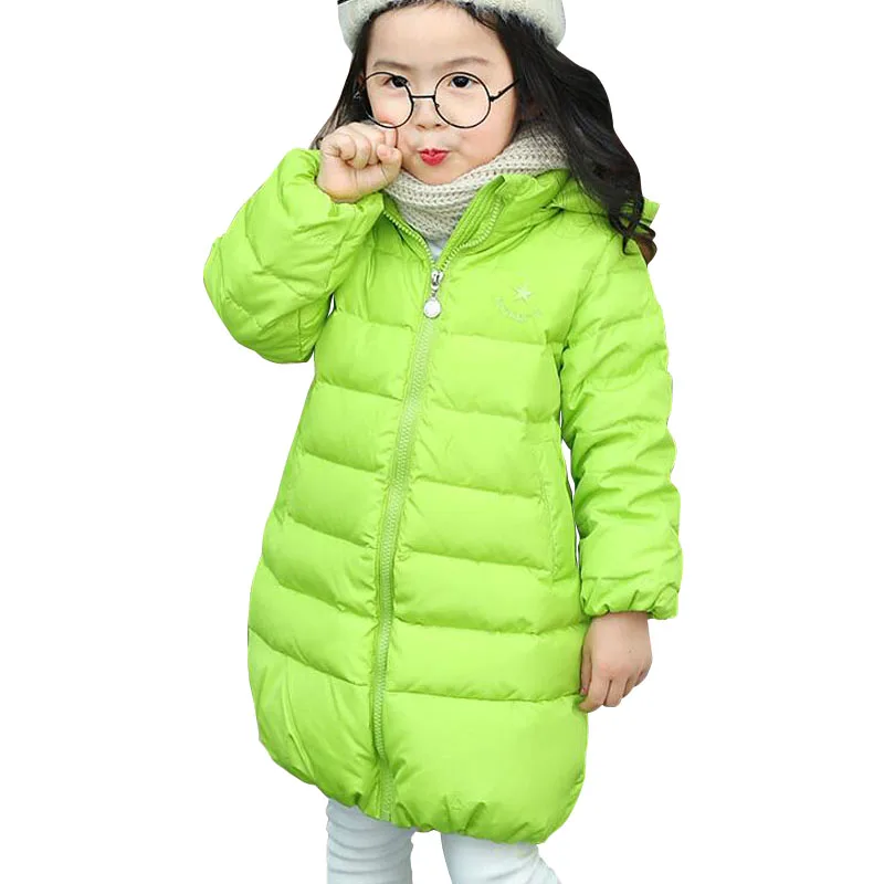 

Girl's Winter Jacket Down Jackets Coats 2019 NEW Warm Kids Baby Thick Duck Down Jacket Children Outerwears Cold Winter Clothing